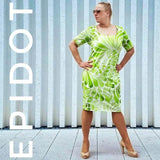 Schnittmuster Kleid Epidot Etuikleid Gr. A-M DE/EN/FR. BU 76-134cm - Sewando
