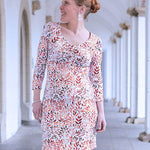 Schnittmuster ESA - Kleid oder Shirt mit Raffung vorne und Ärmelvarianten Gr. 34-54 - Sewando