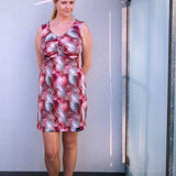 Schnittmuster ESA - Kleid oder Shirt mit Raffung vorne und Ärmelvarianten Gr. 34-54 - Sewando