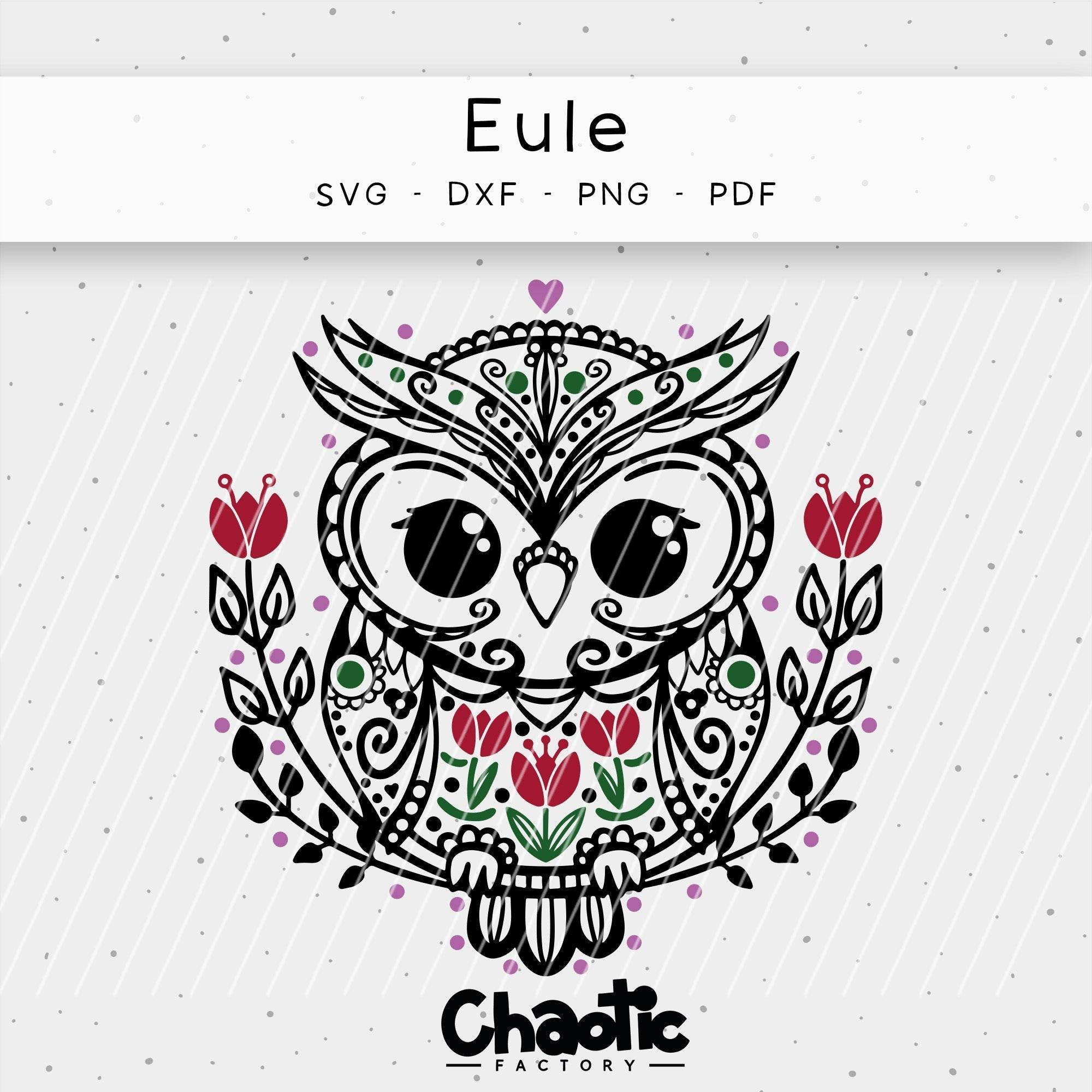 Plotterdatei Eule - Sewando