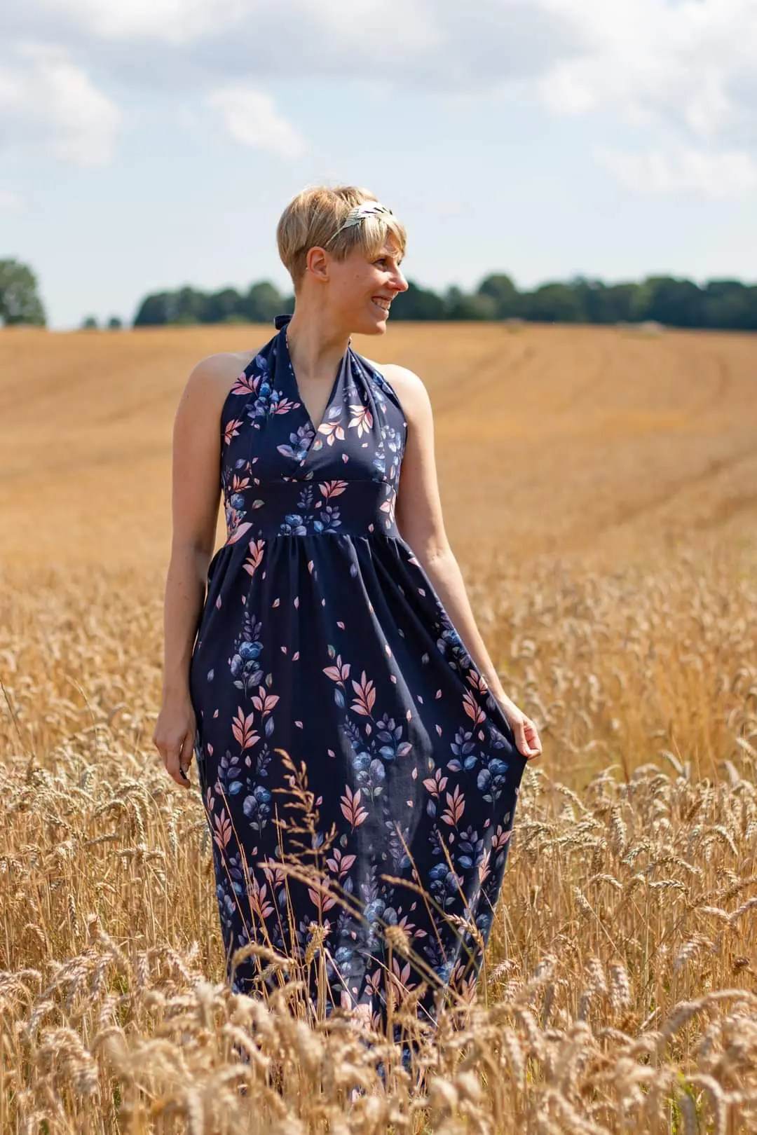Schnittmuster Abendkleid Opal Abendkleider Baukasten Gr. 32 - 56 DE - Sewando