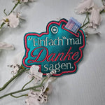 Einfach mal Danke sagen ITH Geldgeschenk 10x10 13x18 Stickdatei - Sewando
