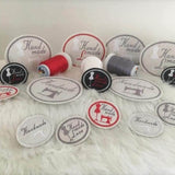 Stickdatei Labels Set 9 Designs in zwei Größen * Alle in 10x10 und kleiner * Handmade - Sewando