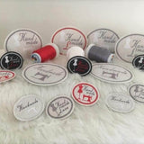 Stickdatei Labels Set 9 Designs in zwei Größen * Alle in 10x10 und kleiner * Handmade - Sewando