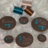 Stickdatei Labels Set 9 Designs in zwei Größen * Alle in 10x10 und kleiner * Handmade - Sewando