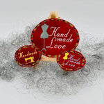 Stickdatei Labels Set 9 Designs in zwei Größen * Alle in 10x10 und kleiner * Handmade - Sewando