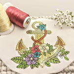 Anker Applikation Niceline Vollstich ab 13x18 Blumen Stickdatei - Sewando