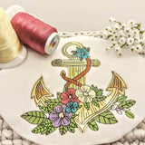 Anker Applikation Niceline Vollstich ab 13x18 Blumen Stickdatei - Sewando