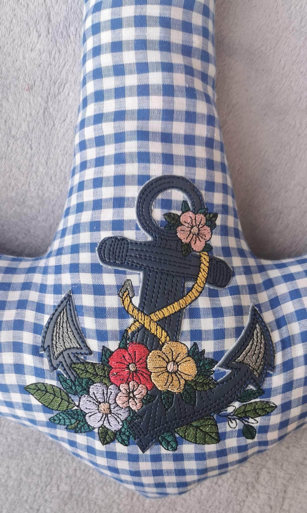 Anker Applikation Niceline Vollstich ab 13x18 Blumen Stickdatei - Sewando