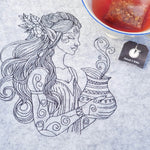 Elfe Magie Zauber Redwork 5 Größen ab 13x18 Stickdatei - Sewando