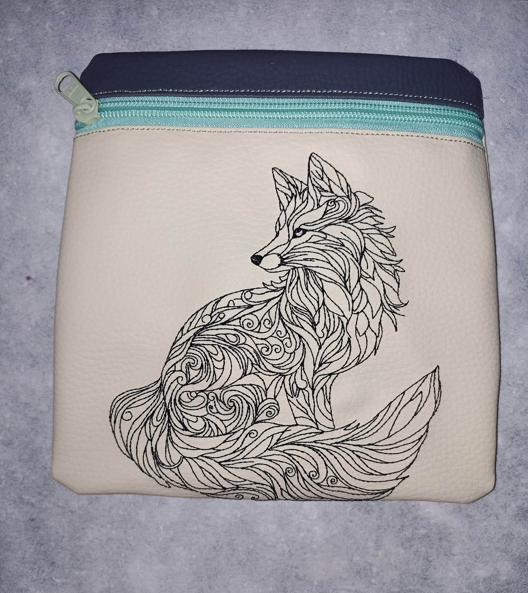 Stickdatei Fuchs Redwork Niceline 5 Größen ab 10x10 - Sewando