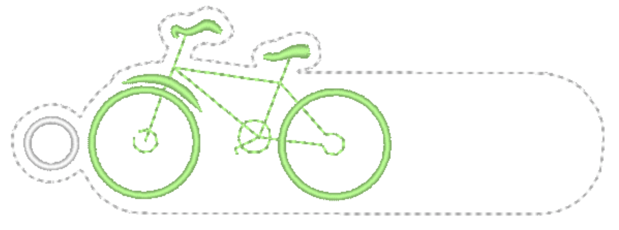 Schlüsselanhänger - Fahrrad (personalisierbar) - Sewando
