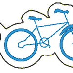 Stickdatei Schlüsselanhänger - Fahrrad & Drahtesel - Sewando