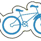 Stickdatei Schlüsselanhänger - Fahrrad & Drahtesel - Sewando