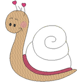 Stickdatei - Doodle-Applikation "Schnecke FINE"