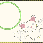 Stickdatei - Mugrug Fledermaus - Sewando