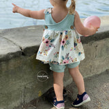 Schnittmuster Kleid Elisa Sommerkleid Stufenkleid Gr. 86-140 - Sewando