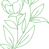 Stickdatei Blumenset "Eleganz"