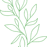 Stickdatei Blumenset "Eleganz"