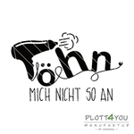 Föhn mich nicht so an | SVG, DXF, PNG Plotterdatei, Laserdatei - Sewando