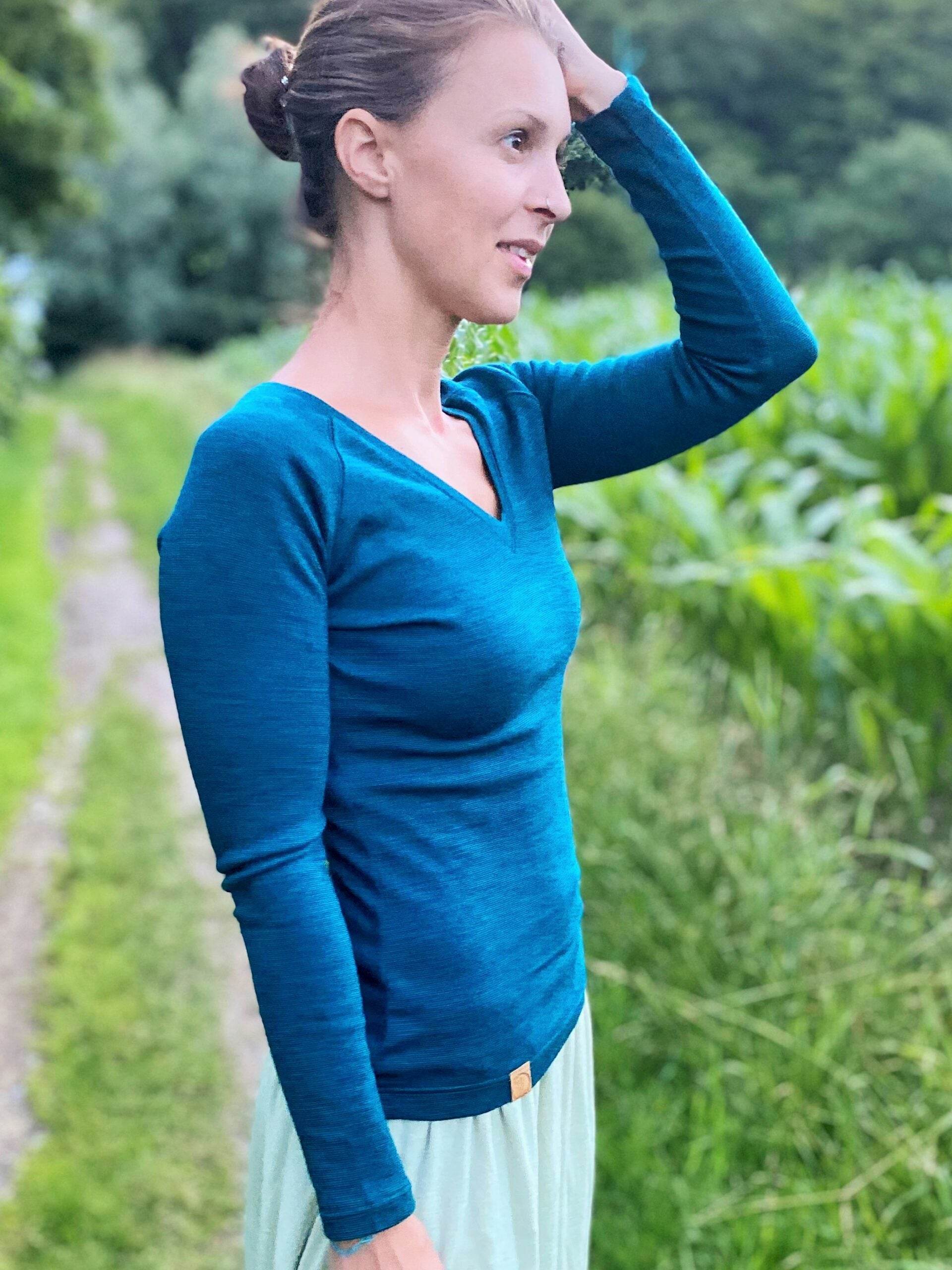 E-Book Raglanshirt MissRaglana Wolleseide 32-52 Schnittmuster - Sewando