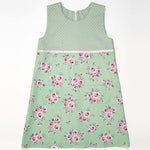 Girls Sleeveless Dress Pattern Summer Pinafore Design Easy Sewing Project Kids Clothing Pattern PDF Download Digital Blueprint Cotton Dress Instructions Pocket Detail Ribbon Accent Casual Style Youth Fashion Simple Construction Guide