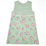 Digital Sewing Pattern Girls Summer Dress Download PDF Instructions Kids Pinafore Design Easy Project Guide Sleeveless Style Cotton Dress Youth Fashion Blueprint Simple Construction Steps Pocket Detail Ribbon Accent Beginner Friendly
