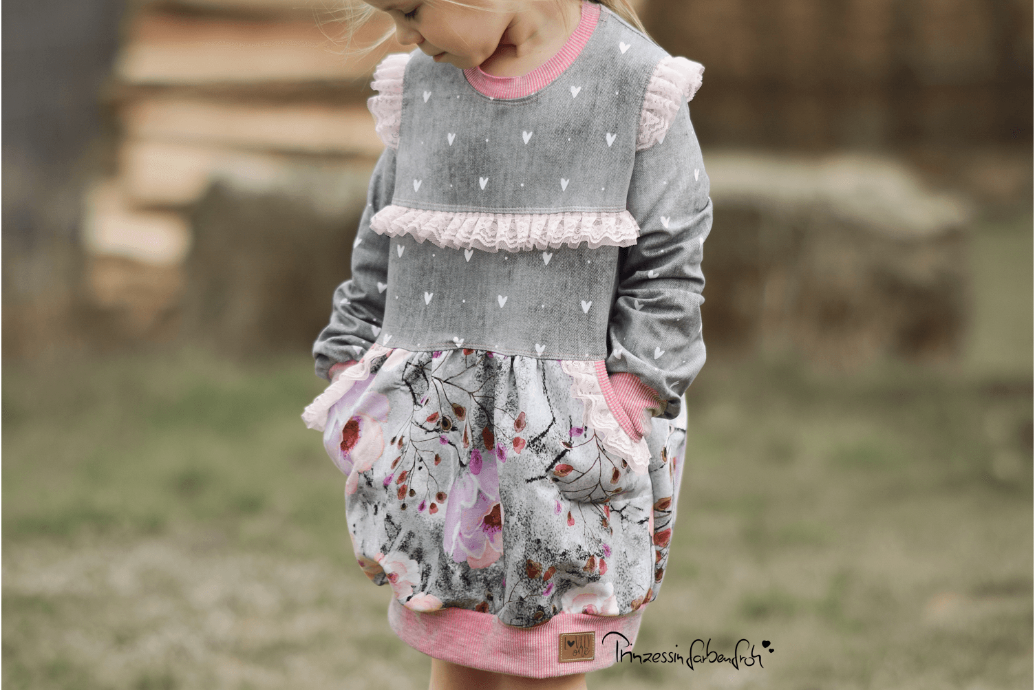 Schnittmuster KleiderElla Sweatkleid Gr. 80-140 - Sewando