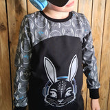 Plotterdatei "Sound Bunny Family" dxf, svg, jpeg