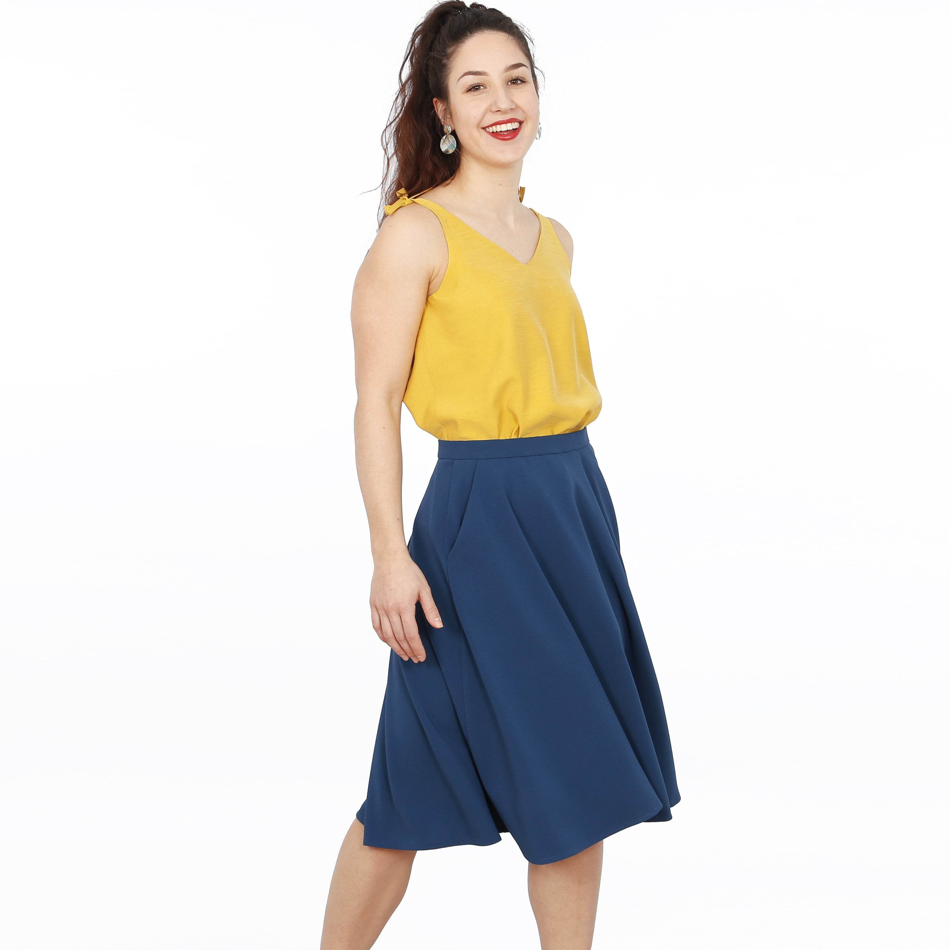Halbtellerrock FRAU BELLA | Schnittmuster XS-XXL : - Sewando