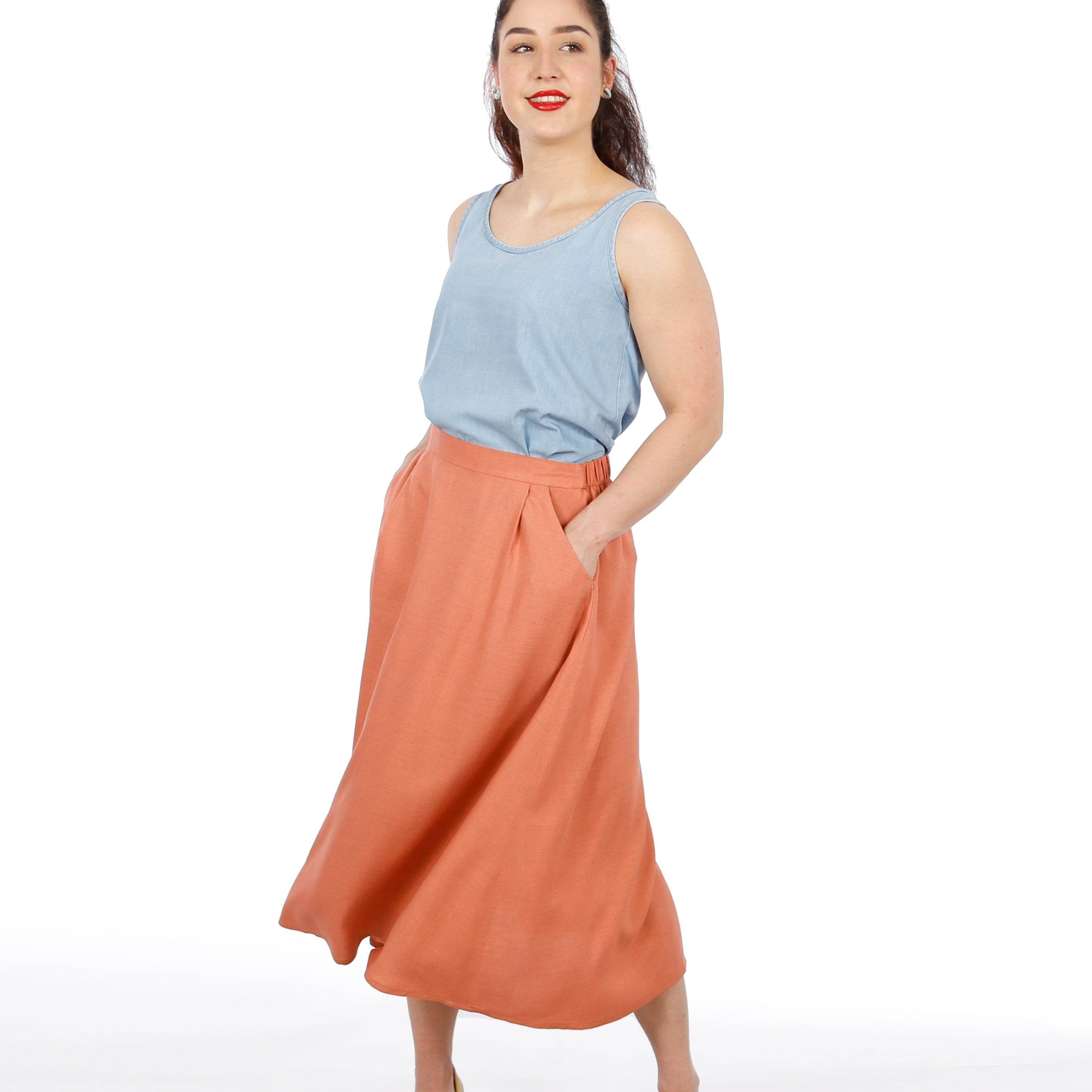 Rock FRAU CARRY | Schnittmuster Gr. XS-XXL : - Sewando
