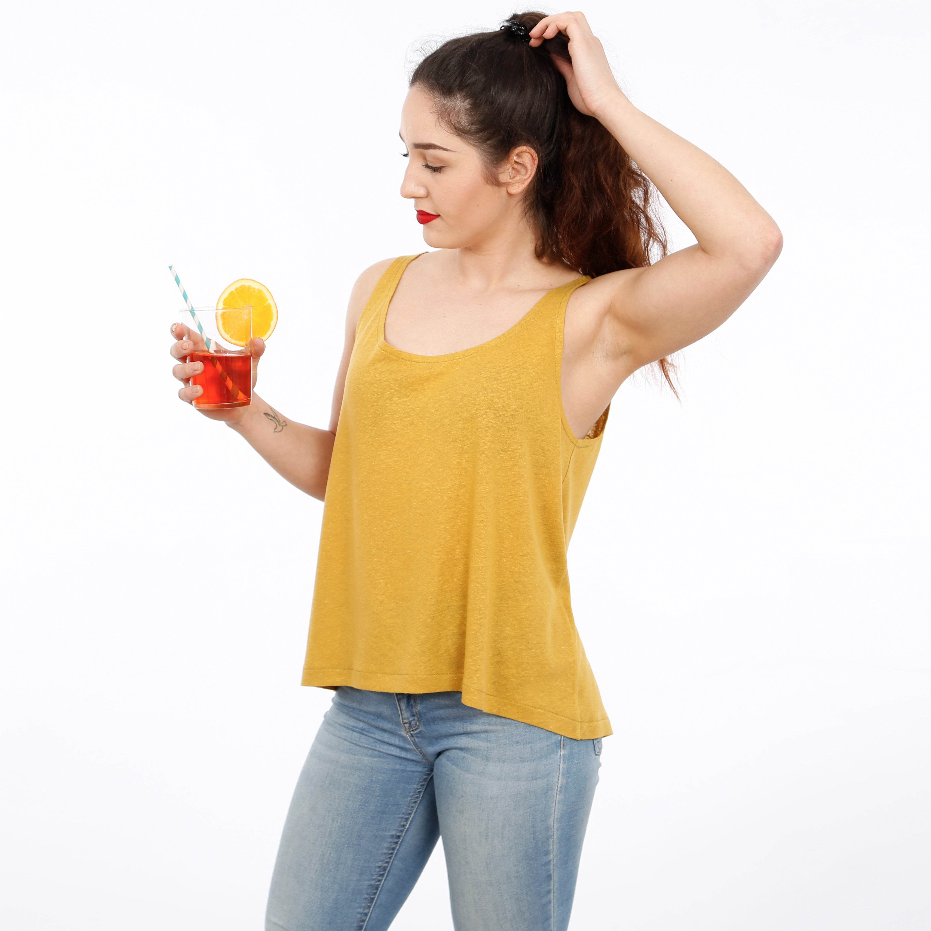 Jerseytop FRAU JANA | Schnittmuster Gr. XXS-L - Sewando