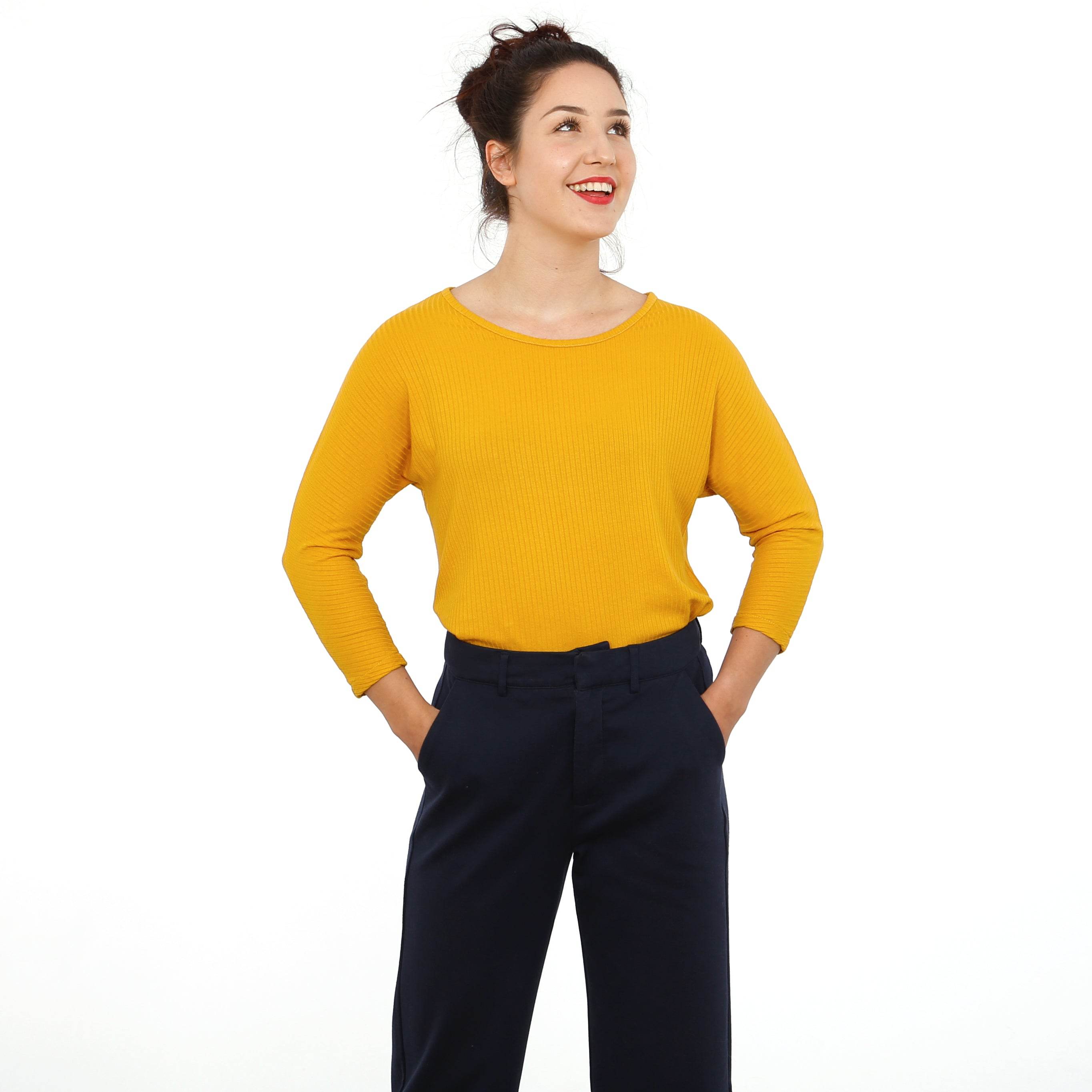 Fledermausshirt FRAU JETTE | Schnittmuster Gr. XS-L - Sewando