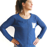 Fledermausshirt FRAU JETTE | Schnittmuster Gr. XS-L - Sewando
