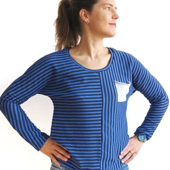 Fledermausshirt FRAU JETTE | Schnittmuster Gr. XS-L - Sewando
