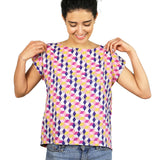 Blusenshirt FRAU LIAH | Schnittmuster Gr. XS-XL - Sewando