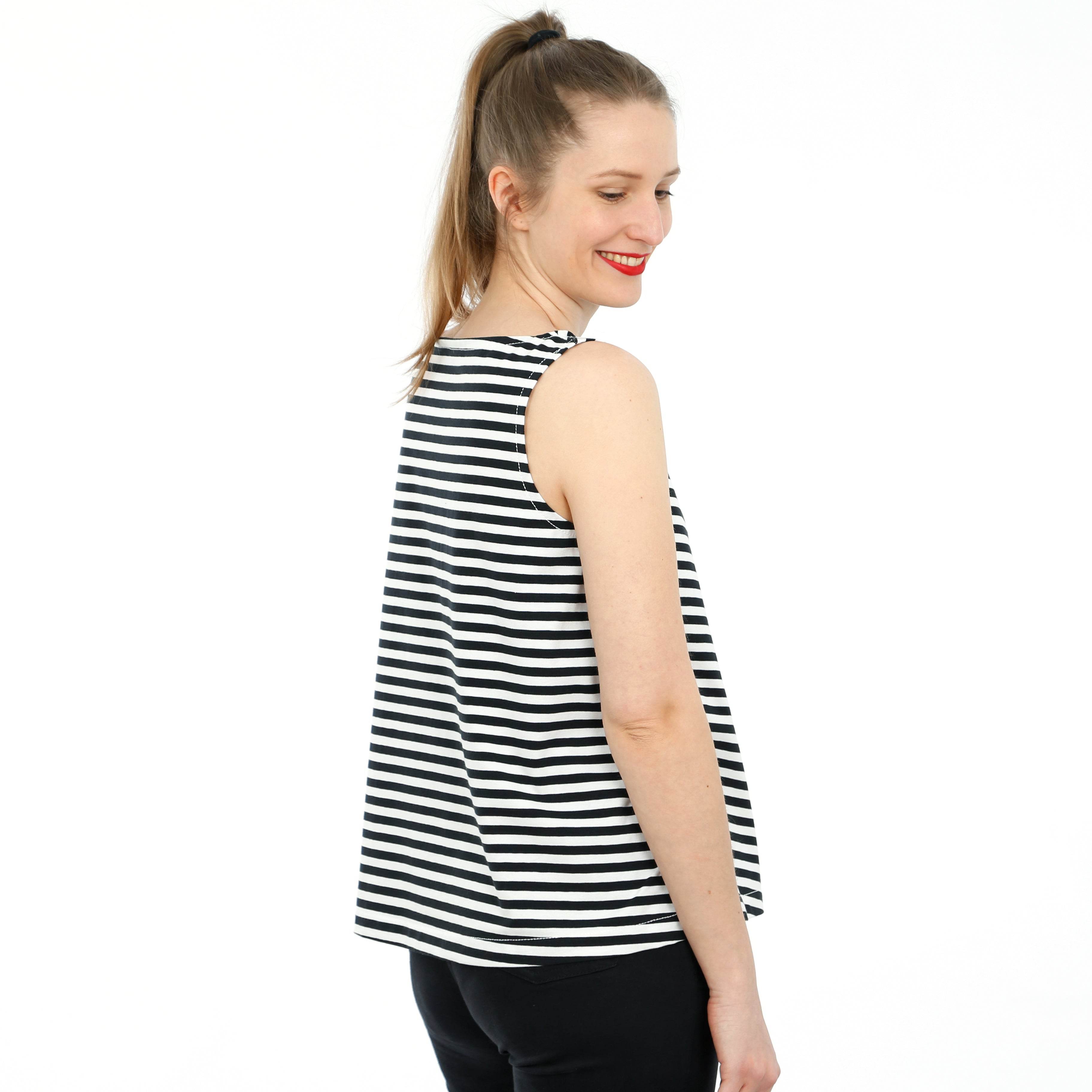 Top FRAU LIZZY | Schnittmuster Gr. XS-XL : - Sewando