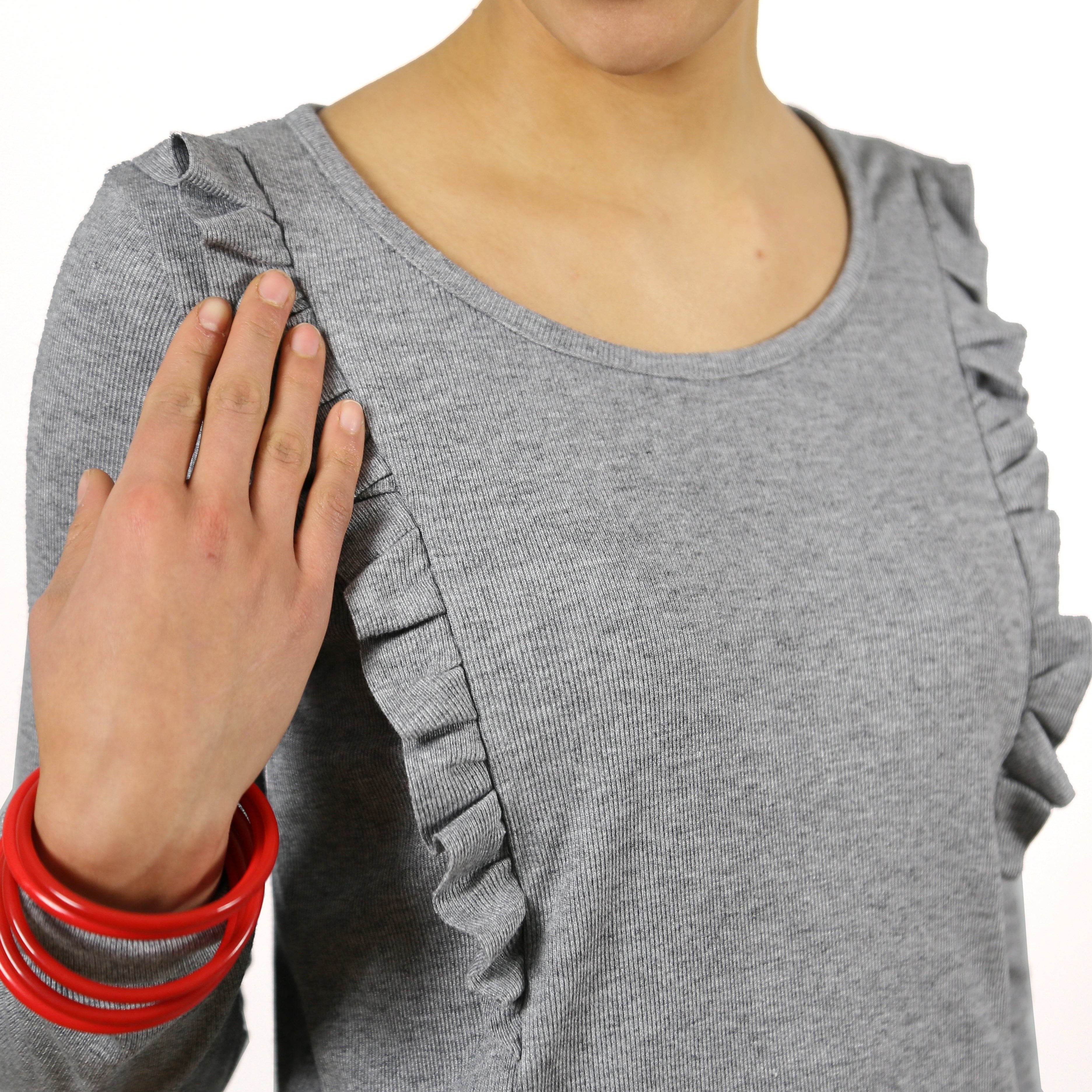 Rüschenshirt FRAU SARA | Schnittmuster Gr. XS – XXL - Sewando