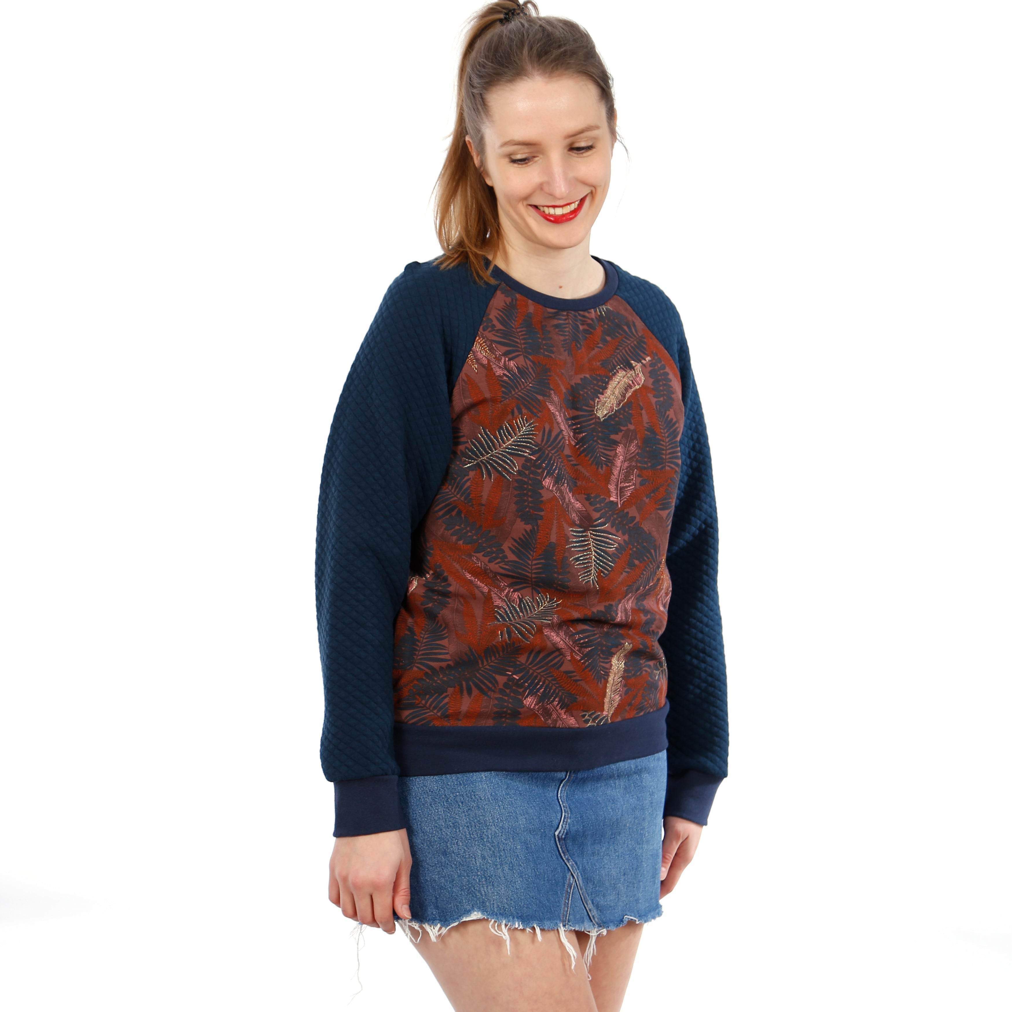 Raglanpullover FRAU SVENJA | Schnittmuster XS-XXL - Sewando