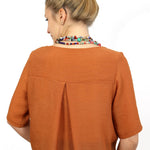Kurzarmbluse FRAU YOKO | Schnittmuster Gr. XS-XXL : - Sewando