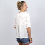 Kurzarmbluse FRAU YOKO | Schnittmuster Gr. XS-XXL : - Sewando