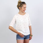 Kurzarmbluse FRAU YOKO | Schnittmuster Gr. XS-XXL : - Sewando