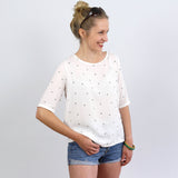 Kurzarmbluse FRAU YOKO | Schnittmuster Gr. XS-XXL : - Sewando
