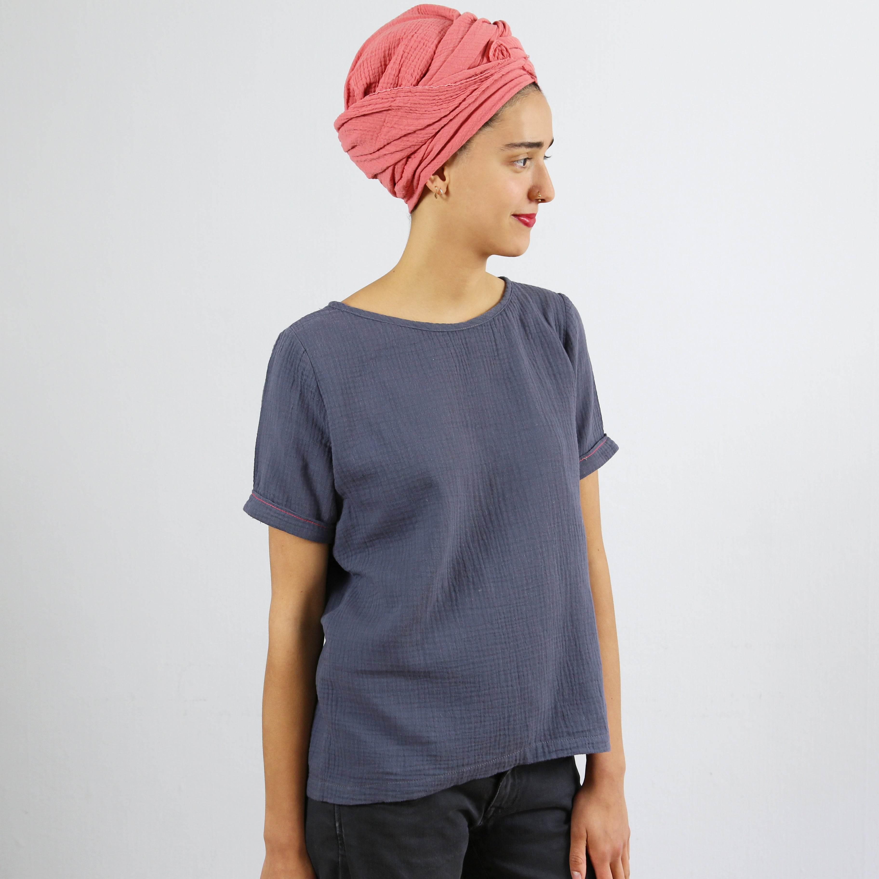 Kurzarmbluse FRAU YOKO | Schnittmuster Gr. XS-XXL : - Sewando