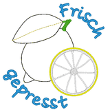 Stickdatei - Frisch gepresst - Sewando