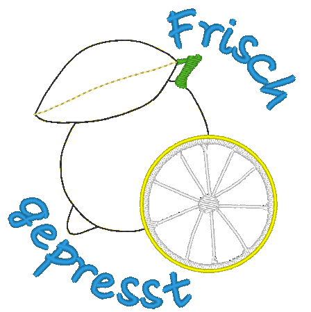 Stickdatei - Frisch gepresst - Sewando