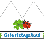 Stickdatei - Geburtstagskrone - Sewando