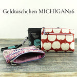 eBook Geldtäschchen MICHIGAN26 Nähanleitung Schnittmuster - Sewando