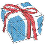 Stickdatei - Bestecktaschen - Weihnachten (12 Single Line Motive) - Sewando