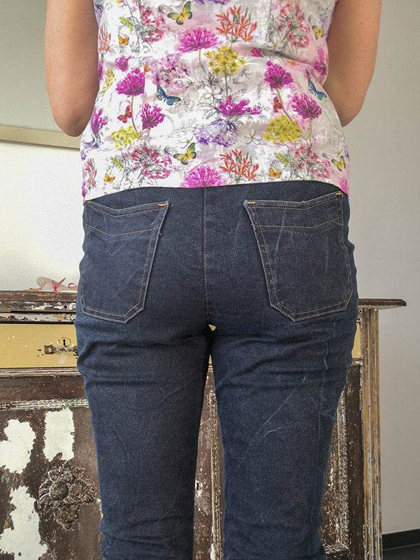 Schnittmuster Gianna - Stretchhose mit Reißverschlusstaschen Gr. 34-54 - Sewando